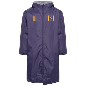 FLEECE ROBE - BLACK