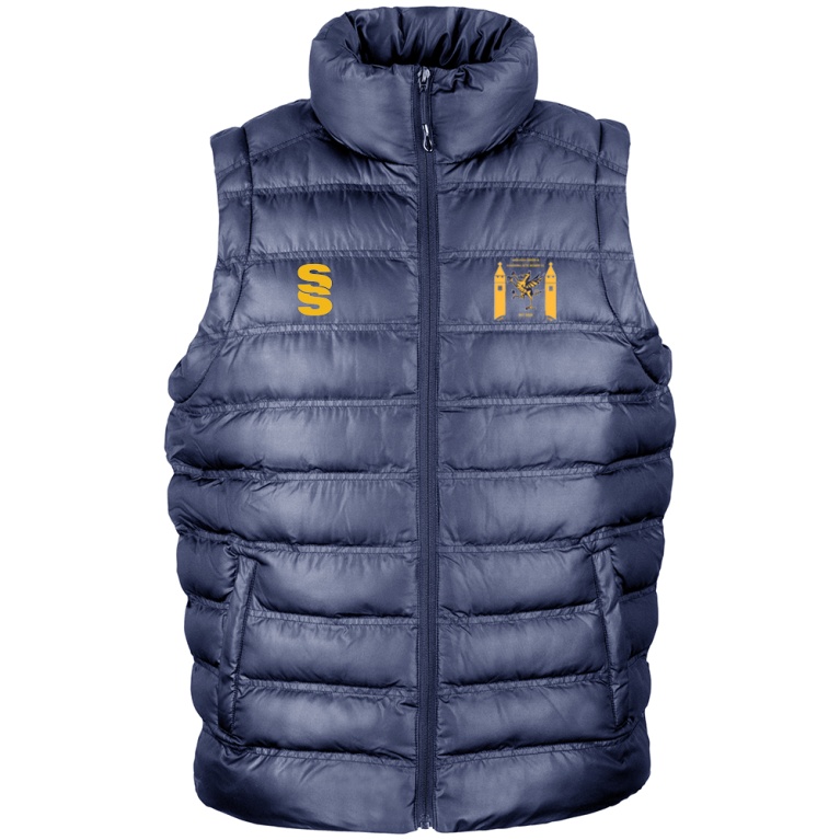 Padded Gilet : Navy