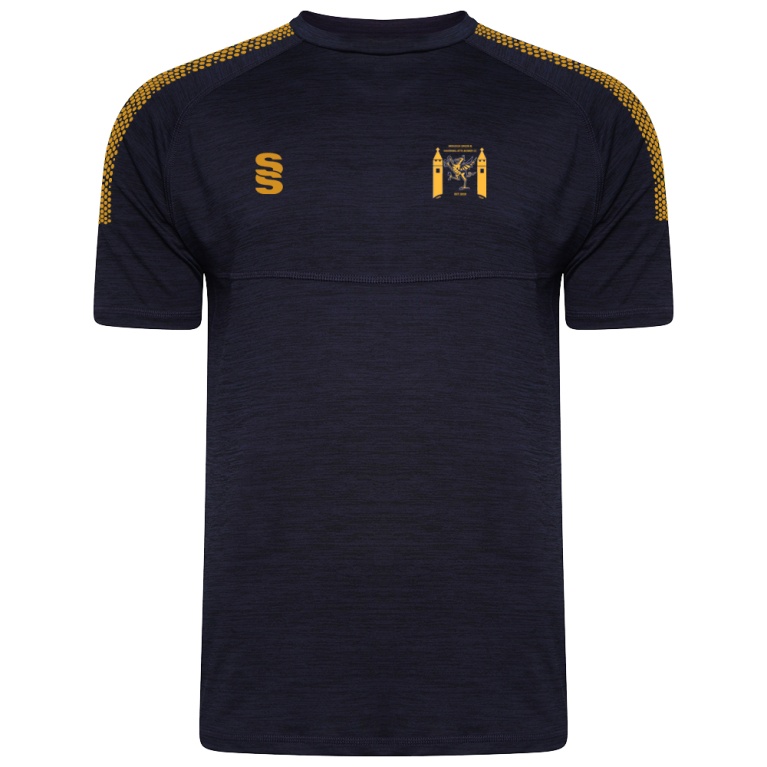 Dual Gym T-shirt : Navy Melange