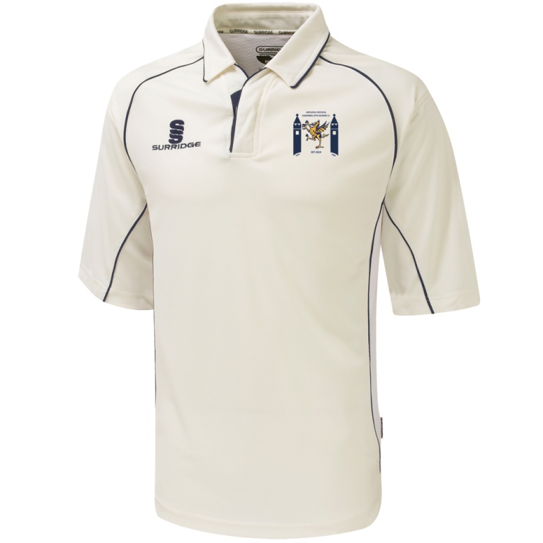 Premier Cricket Shirt - Short Sleeve Navy